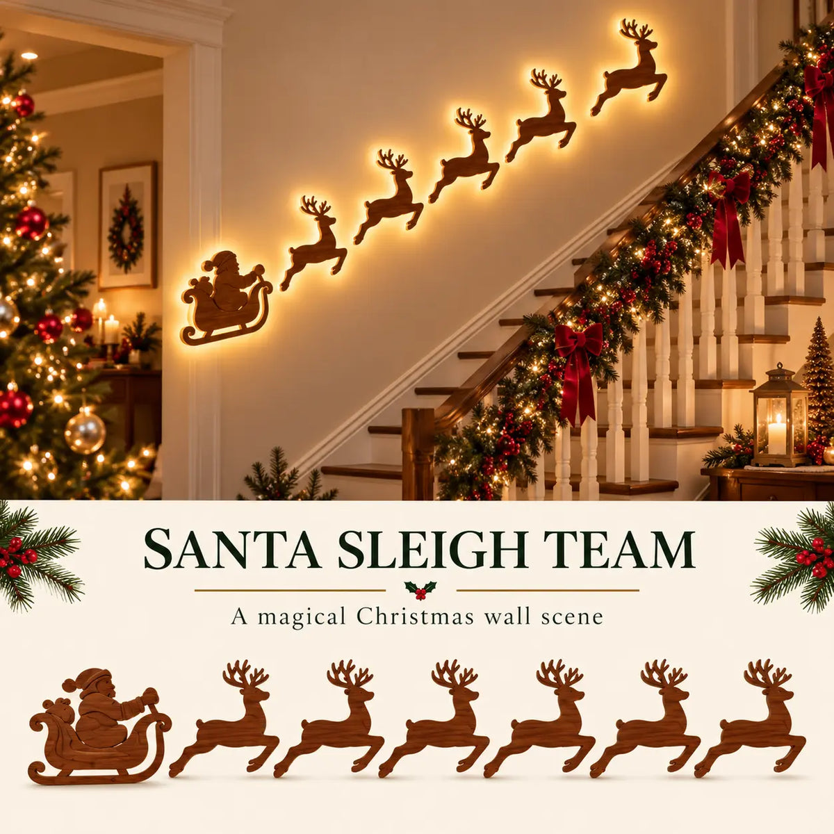 Dear Memory™ Christmas Glow Wall Set