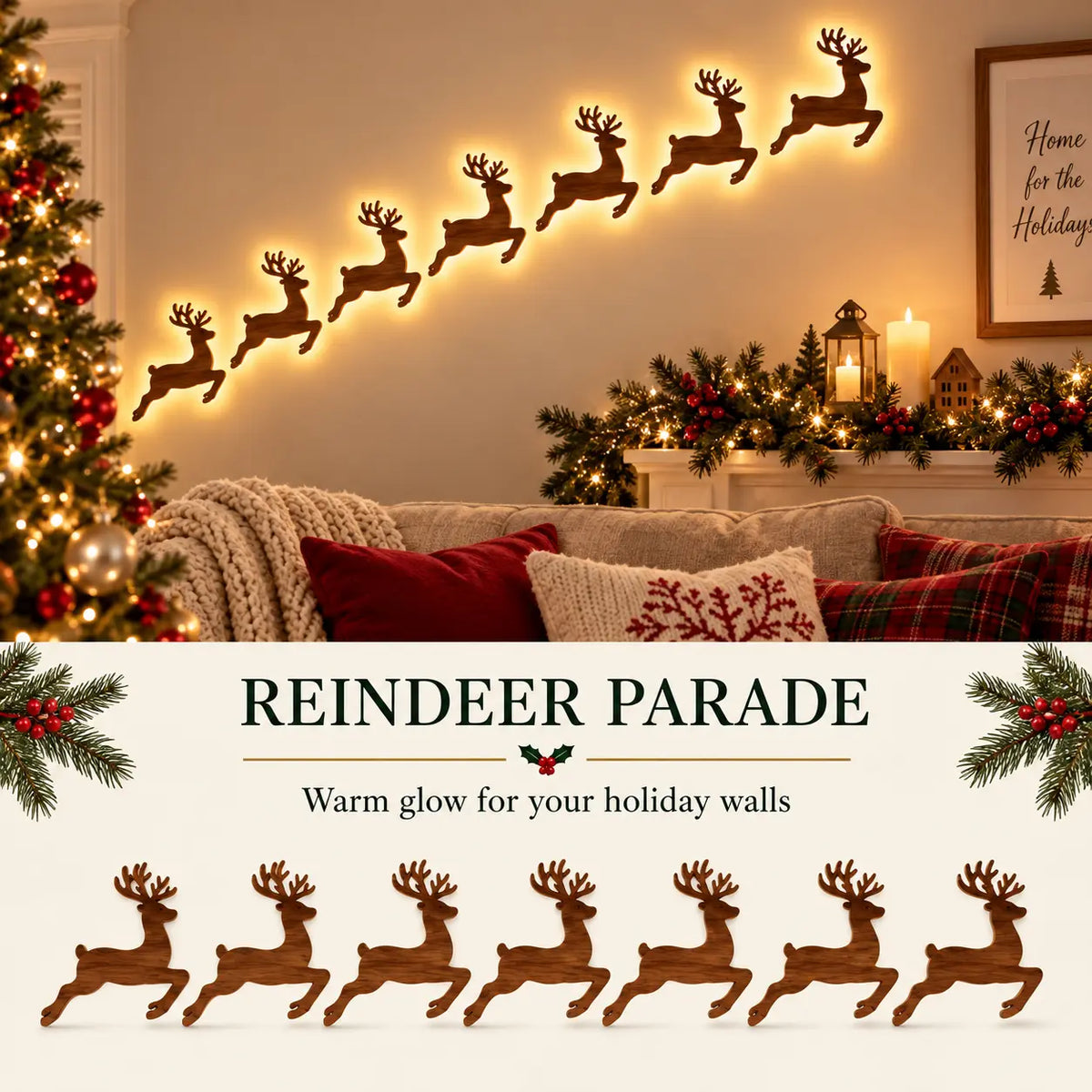 Dear Memory™ Christmas Glow Wall Set