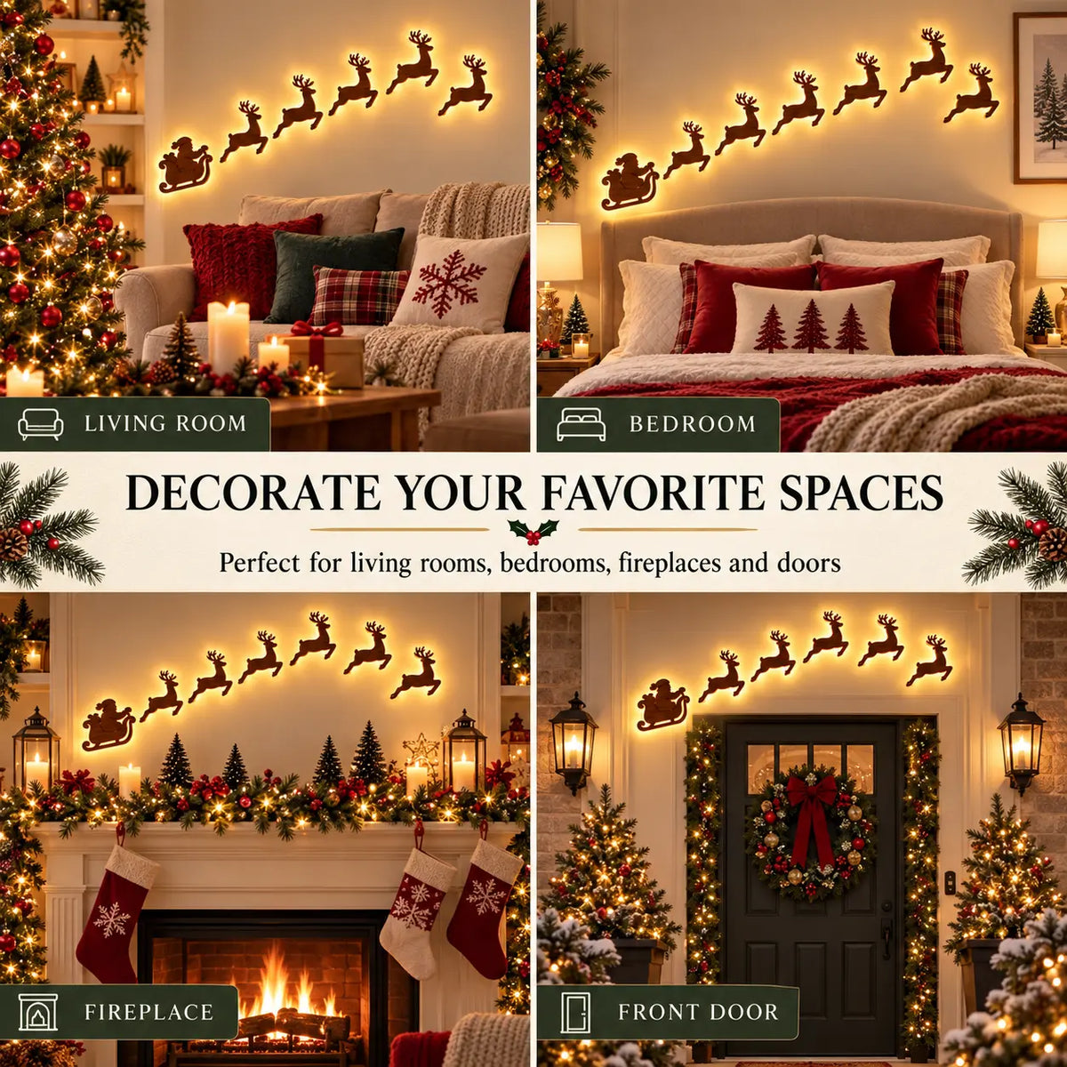 Dear Memory™ Christmas Glow Wall Set